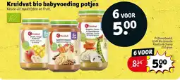Kruidvat Kruidvat bio babyvoeding potjes aanbieding