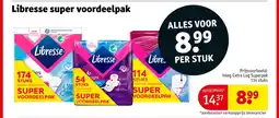 Kruidvat Libresse super voordeelpak aanbieding