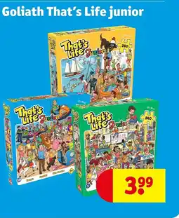 Kruidvat Goliath That's Life junior aanbieding