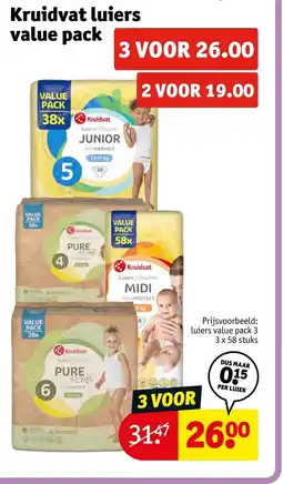 Kruidvat Kruidvat luiers value pack aanbieding