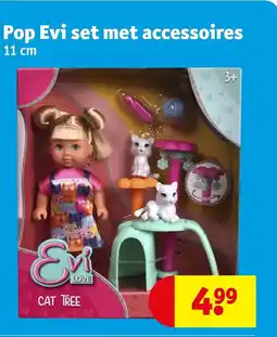 Kruidvat Pop Evi set met accessoires aanbieding