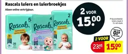 Kruidvat Rascals luiers en luierbroekjes aanbieding