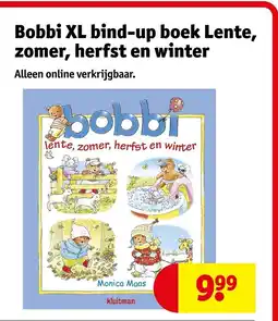 Kruidvat Bobbi XL bind-up boek Lente, zomer, herfst en winter aanbieding