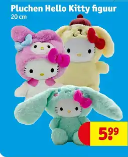 Kruidvat Pluchen Hello Kitty figuur aanbieding