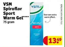 Kruidvat Vsm Spiroflor Sport Warm Gel aanbieding