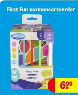 Kruidvat First Fun Shape Sorter aanbieding