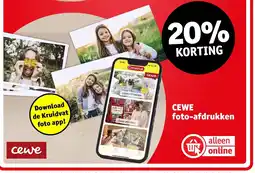 Kruidvat CEWE foto-afdrukken aanbieding