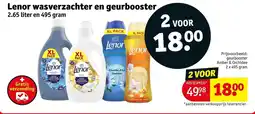 Kruidvat Lenor wasverzachter en geurbooster aanbieding