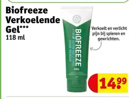 Kruidvat Biofreeze Verkoelende Gel aanbieding