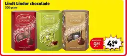Kruidvat Lindt Lindor chocolade aanbieding