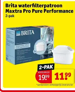 Kruidvat Brita waterfilterpatroon Maxtra Pro Pure Performance aanbieding