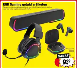 Kruidvat RGB Gaming geluid artikelen aanbieding
