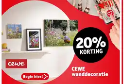 Kruidvat CEWE wanddecoratie aanbieding