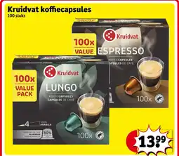 Kruidvat Kruidvat koffiecapsules aanbieding