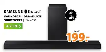 Expert Samsung Soundbar + draadloze subwoofer aanbieding