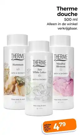 Trekpleister Therme douche aanbieding