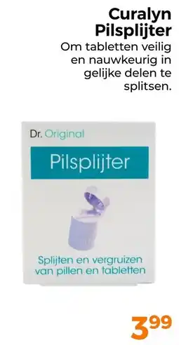 Trekpleister Dr. Original Curalyn Pilsplijter aanbieding