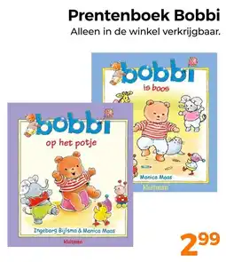 Trekpleister Prentenboek Bobbi aanbieding