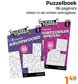 Trekpleister Puzzel Topper Puzzelboek aanbieding