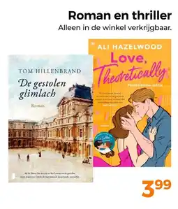 Trekpleister Roman en thriller aanbieding