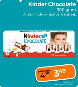 Trekpleister Kinder Chocolate aanbieding