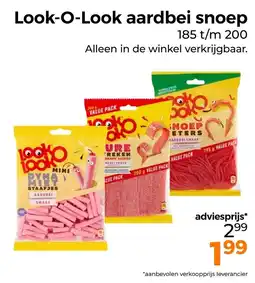 Trekpleister Look-O-Look aardbei snoep aanbieding