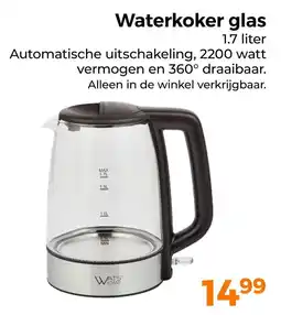 Trekpleister Wats home waterkoker glas aanbieding