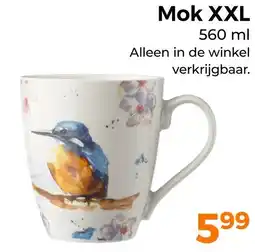 Trekpleister Mok XXL aanbieding