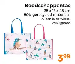 Trekpleister Boodschappentas aanbieding
