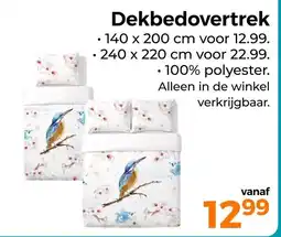 Trekpleister Dekbedover trek aanbieding