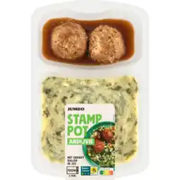Jumbo Jumbo Stamppot Andijvie met Gehaktballen 500 g aanbieding
