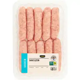 Jumbo Jumbo Varkens Saucijzen 10 Stuks aanbieding