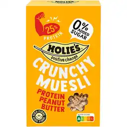 Jumbo Holie's Crunchy Muesli Protein Peanut Butter 400 g aanbieding