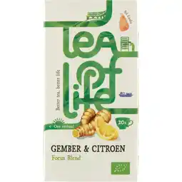 Jumbo Tea of Life Focus Blend Gember en Citroen 20 stuks aanbieding