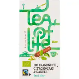 Jumbo Tea of Life Brandnetel citroengras kaneel 20 stuks aanbieding