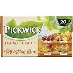 Jumbo Pickwick Fruit Variatie Oranje Fruit Thee 20 Stuks aanbieding
