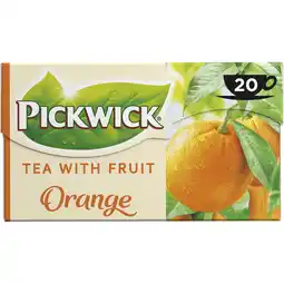 Jumbo Pickwick Sinaasappel Fruit Thee 20 Stuks aanbieding
