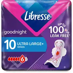 Jumbo Libresse Ultra Night Wing 10 Stuks aanbieding