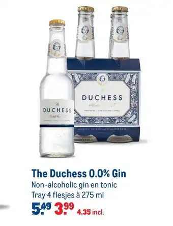 Makro The Duchess 0.0% Gin aanbieding