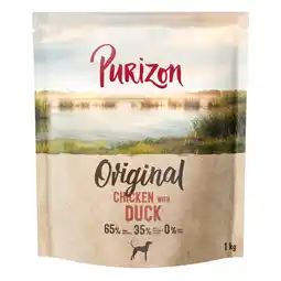 Zooplus Voordeelpakket: 4x1kg Purizon Droogvoer voor honden met kip en eend aanbieding