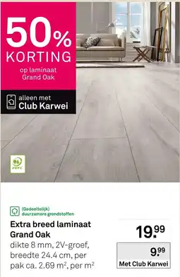 Karwei Grand Oak aanbieding