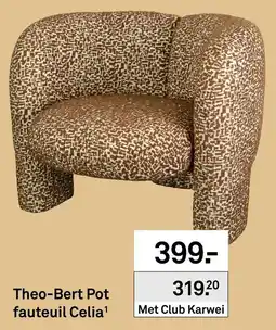 Karwei Theo-Bert Pot fauteuil Celia aanbieding
