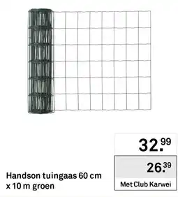 Karwei Handson tuingaas aanbieding