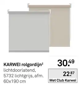 Karwei KARWEI rol gordijn² aanbieding