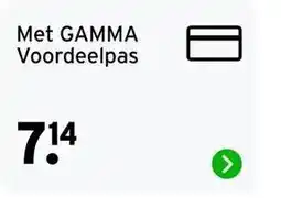 GAMMA gamma voordeelpas aanbieding