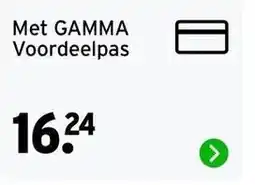 GAMMA Met GAMMA Voordeelpas aanbieding