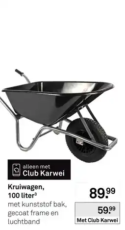 Karwei Kruiwagen aanbieding