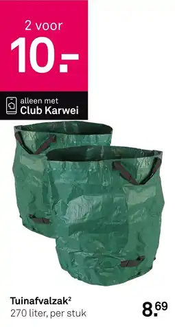 Karwei Tuinafvalzak² aanbieding