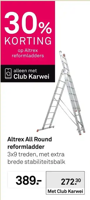 Karwei Altrex All Round reformladder aanbieding