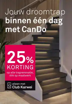 Karwei CanDo trap aanbieding